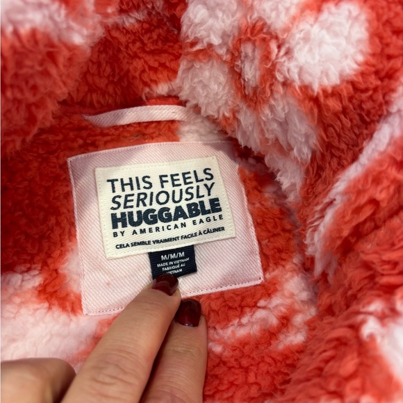 NWT American Eagle Printed Sherpa Jacket Size Medium - - Picture 7 of 8